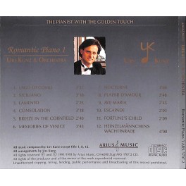CD Urs Kunz & Orchestra - Romantic Piano 1