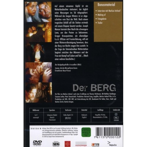 DVD Der Berg - Markus Imhoof