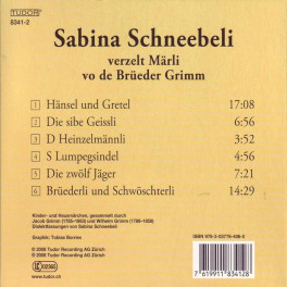 CD Hänsel und Gretel - Sabina Schneebeli