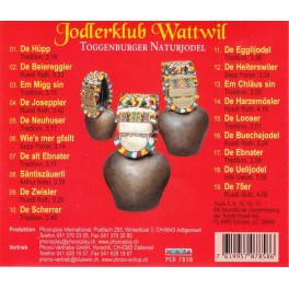 CD Toggenburger Naturjodel - Jodklerklub Wattwil