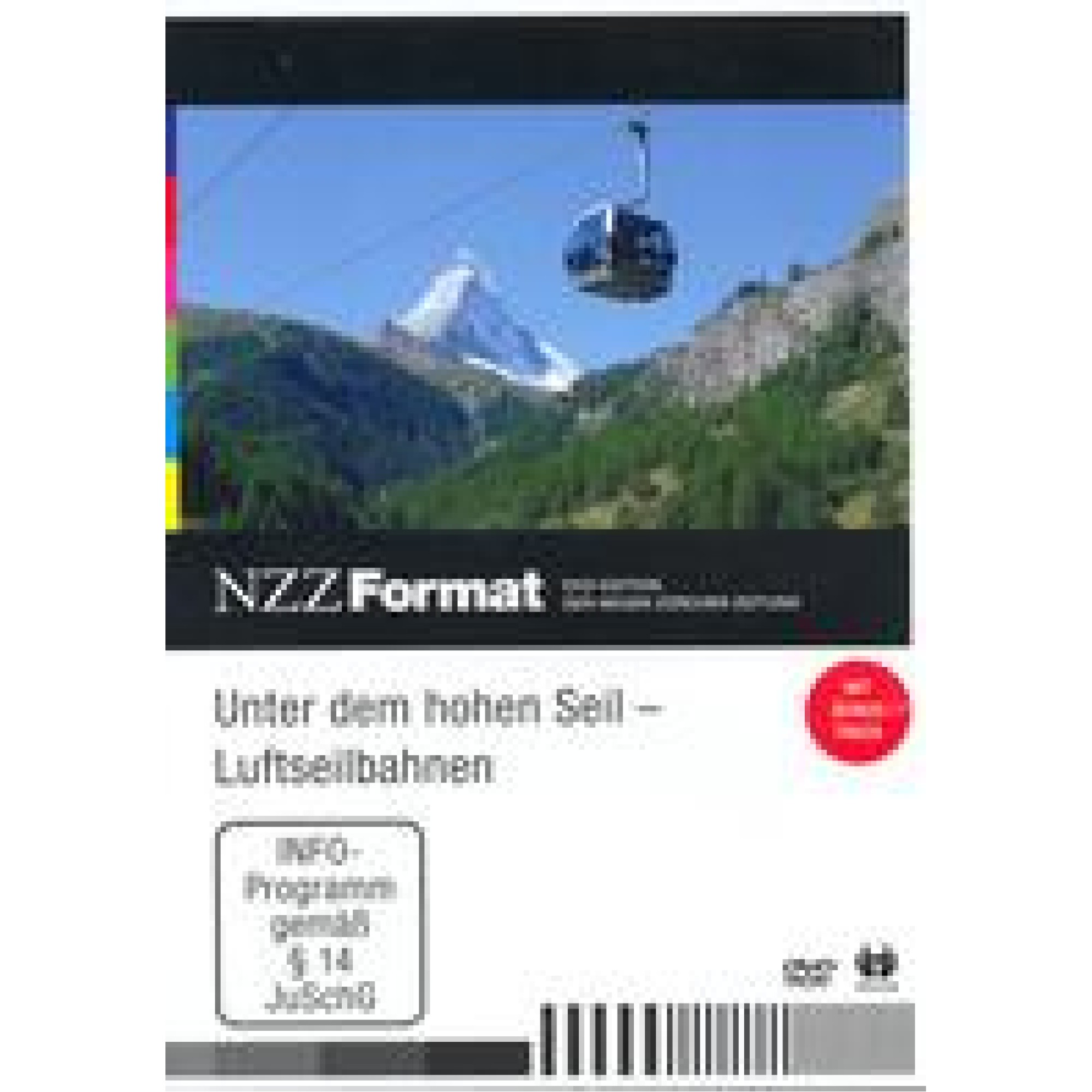 DVD Unter dem hohen Seil - Luftseilbahn, NZZ Format DVD Unter dem hohen Seil - Luftseilbahn, NZZ Format