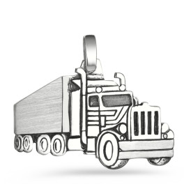 Schmuck: Anhänger Silber Truck / LKW / Lastwagen