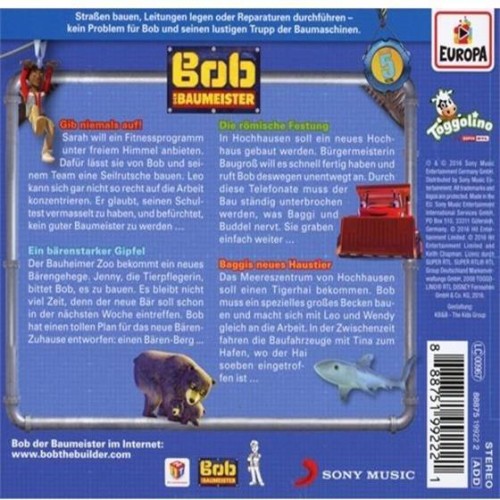 CD Bob der Baumeister - Gib niemals auf
