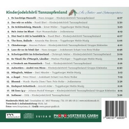 CD Kinderjodelchörli Tannzapfenland Äs Jodler- und Schwingerhärz