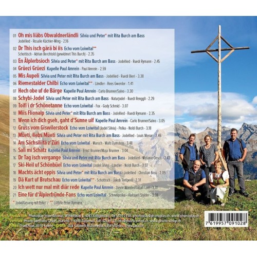 CD Silvia und Peter Rymann - uf Älplerbsioch  