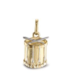 Schmuck: AnhängerTrommel 750/18 K Gelbgold