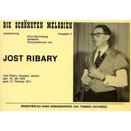 Noten Die schönsten Melodien von Jost Ribary (zweistimmig)