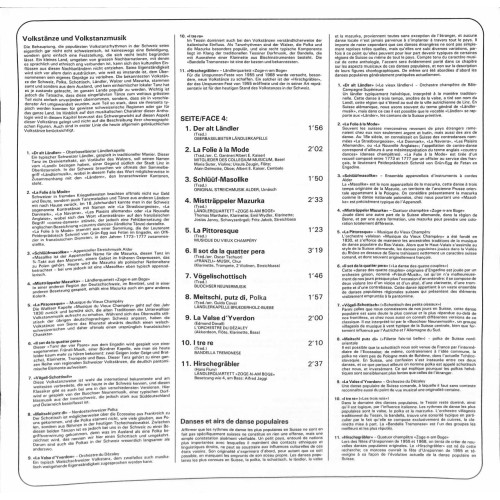 LP Die Volksmusik der Schweiz - Box mit 5 LPs