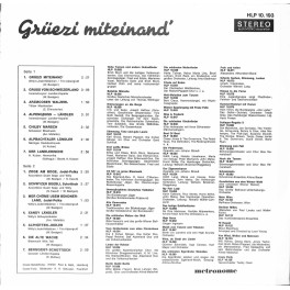 CD Grüezi miteinanand - diverse - 1968