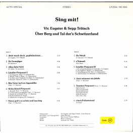 CD Vic Eugster & Sepp Trütsch - Sing mit