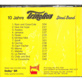CD 10 Jahre Trinolios Steel Band