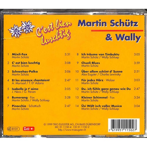CD Martin Schütz & Wally - C'est bien luschtig