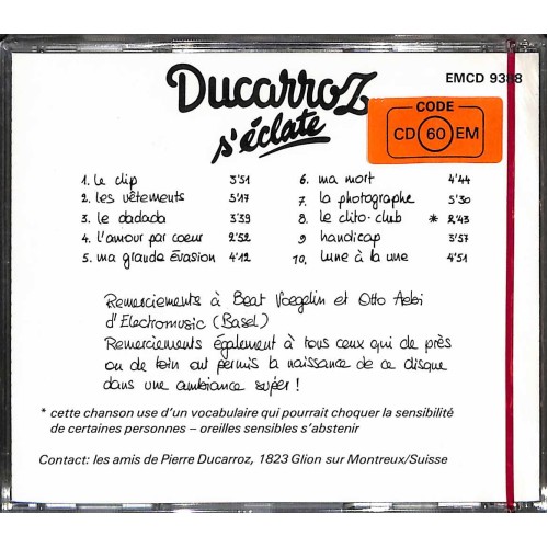 CD Ducarroz - s'éclate
