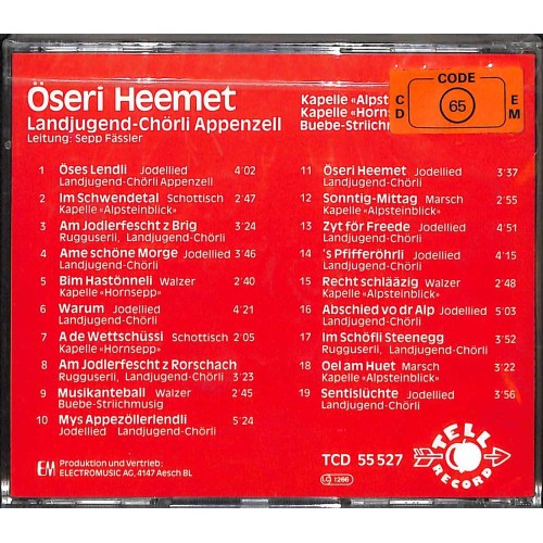 CD Öseri Heemt - Landjugend-Chörli Appenzell
