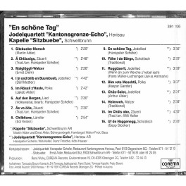 CD En schöne Tag - Jodelquartett Kantonsgrenze-Echo, Kapelle Sitzbuebe