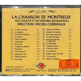 CD La Chanson de Montreux - Melodies populaires
