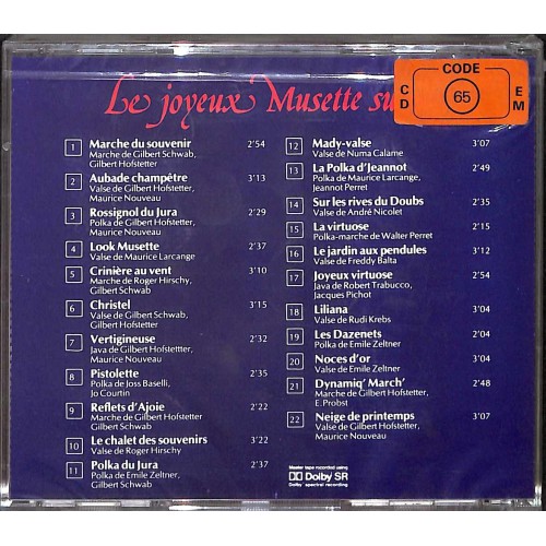 CD Trio Gilbert Schwab - Le joyeux Musette suisse