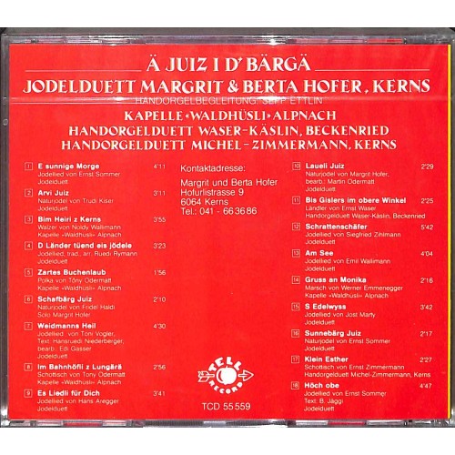 CD Jodlerduett Margrit & Berta Hofer, Kerns - Ä Juiz i d'Bärgä