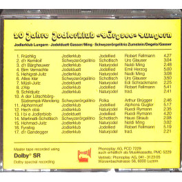 CD Bi iis am Lungerersee - Jodlerklub Bärgsee Lungern