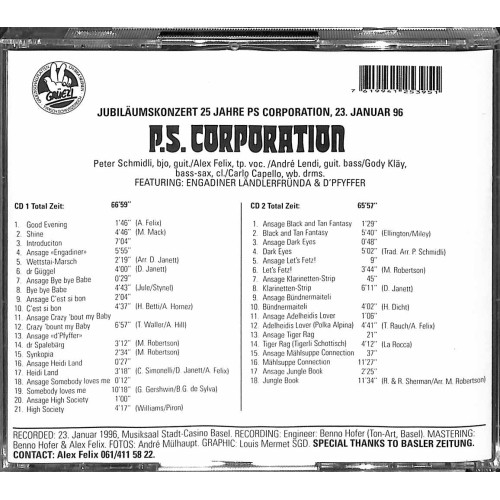 Occ. CD 25 Jahre P.S. Corporation - Engadiner Ländlerfründa und d'Pfyffer