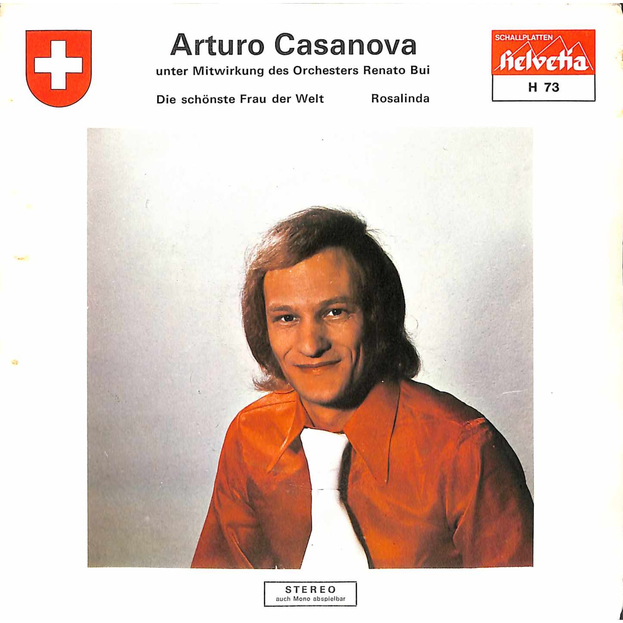 Occ. Single Vinyl: Arturo Casanova mit Renato Bui - Die schönste Frau der Welt + Rosalinda Occ. Single Vinyl: Arturo Casanova mit Renato Bui - Die schönste Frau der Welt + Rosalinda