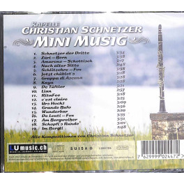 CD Mini Musig - Kapelle Christian Schnetzer
