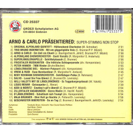 CD Arno & Carlo präsentiered: Super-Stimmig nonstop