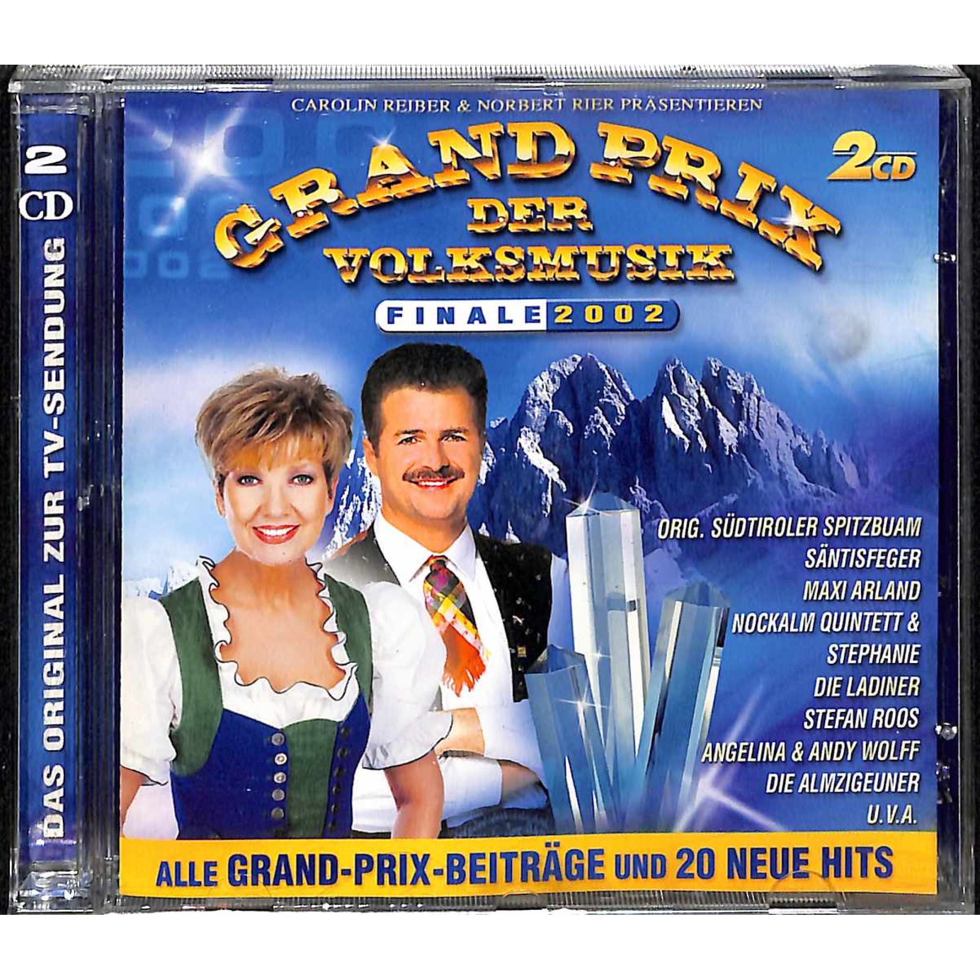 Occ. CD Grand Prix der Volksmusik - 2002 - Alle Grand-Prix-Beiträge 2CDs Occ. CD Grand Prix der Volksmusik - 2002 - Alle Grand-Prix-Beiträge 2CDs