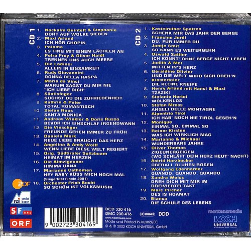 Occ. CD Grand Prix der Volksmusik - 2002 - Alle Grand-Prix-Beiträge  2CDs