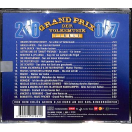 Occ. CD Grand Prix der Volksmusik - 2007 - Alle Grand-Prix-Beiträge