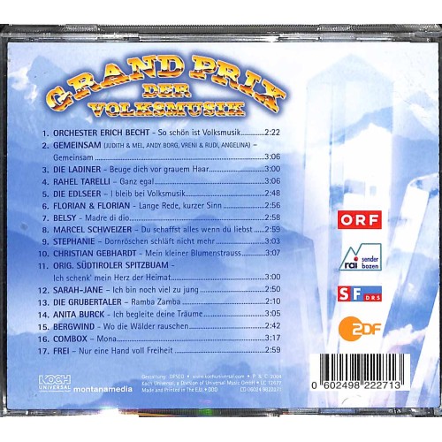 Occ. CD Grand Prix der Volksmusik - 2004 - Alle Grand-Prix-Beiträge