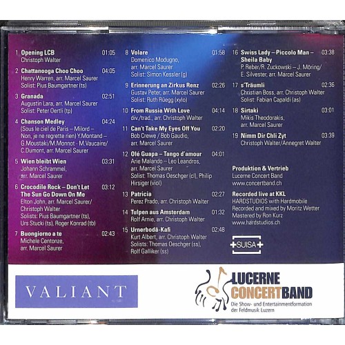 Occ. CD Christoph Walter, Iris Amrein, Pino Gasparini - Live in Concert Vol. 1
