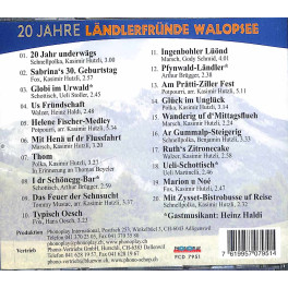CD 20 Jahre - Für alli öppis! - Ländlerfründe Walopsee