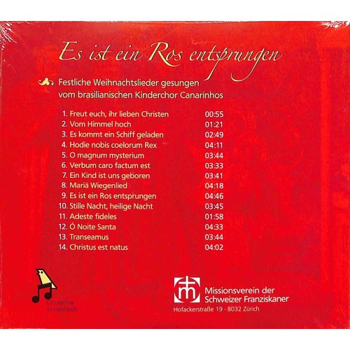CD Es ist ein Ros entsprungen - Brasilianischer Kinderchor Canarinhos