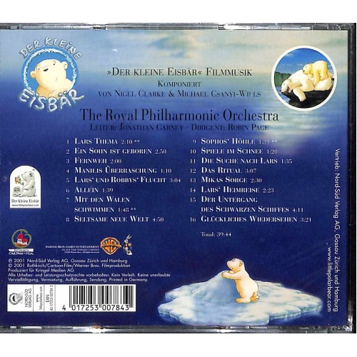 CD Der kleine Eisbär - Kinofilm Music The Royal Philharmonic Orchestra