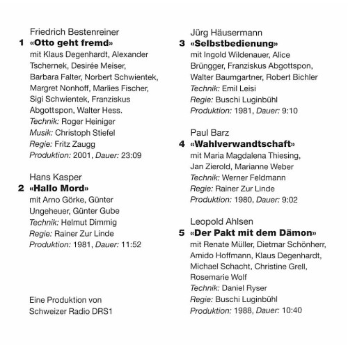 CD-Kopie: Best of Schreckmümpfeli 1 - DRS