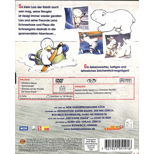 Occ. DVD Der kleine Eisbär - 26 Geschichten mit Lars und seinen Freunden - Schweizerdeutsch