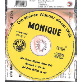 Occ CD Single Monique - Die kleinen Wunder dieser Welt