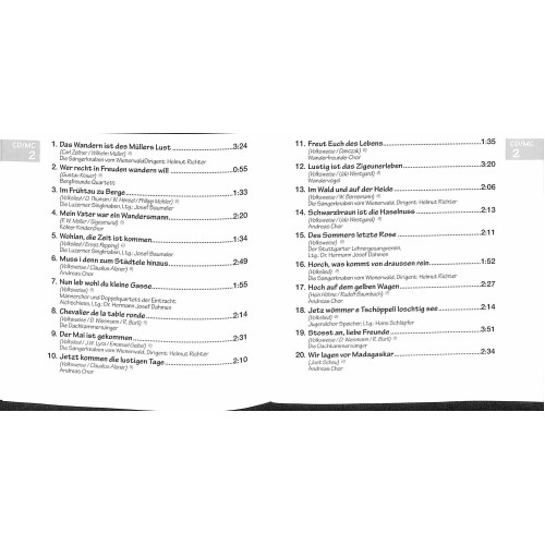 Occ. CD Singt mit! - 4CD-Box mit Schweizer und deutschen Liedern
