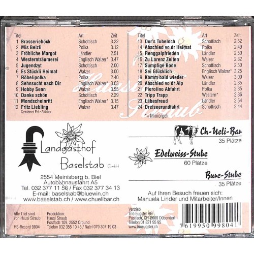 CD Alte Erinnerungen - Hausi Straub