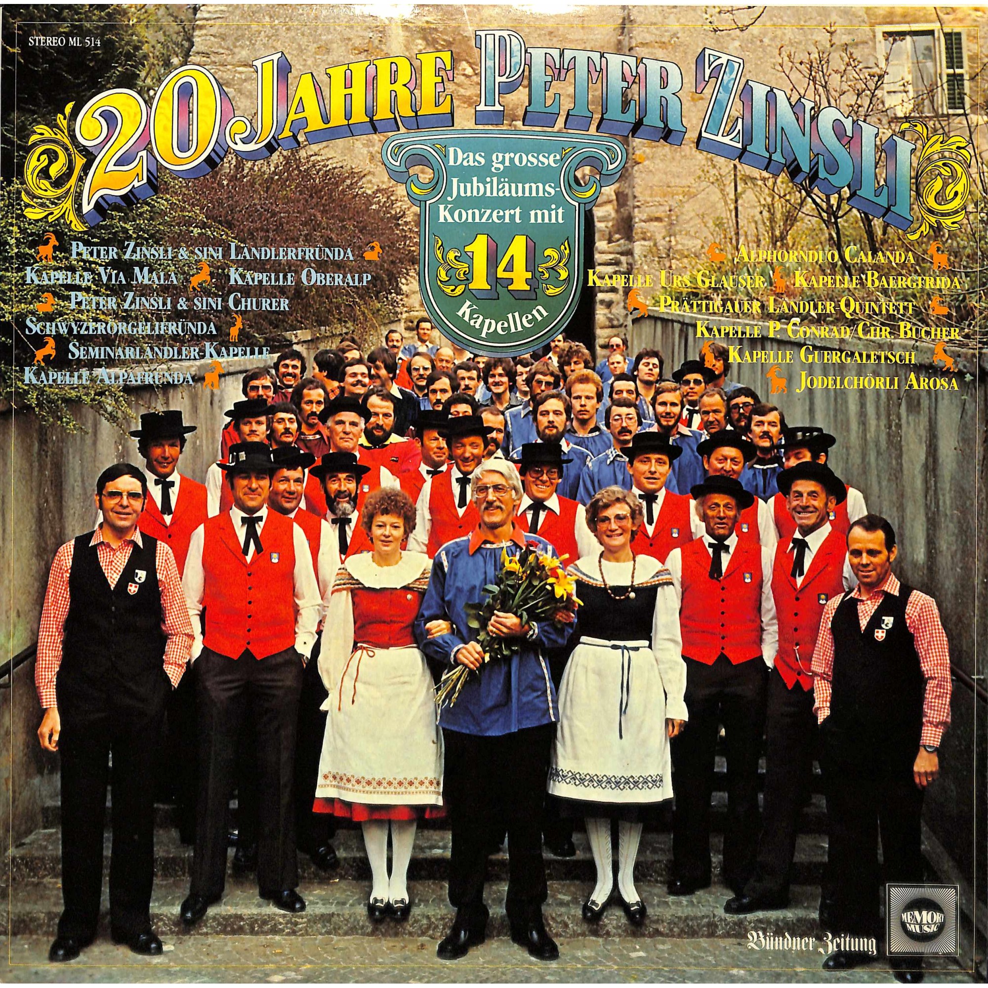 CD-Kopie von Vinyl: 20 Jahre Peter Zinsli - Konzert mit 14 Kapellen - 1979 CD-Kopie von Vinyl: 20 Jahre Peter Zinsli - Konzert mit 14 Kapellen - 1979