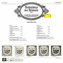 CD-Kopie von Vinyl: Original-Streichmusik Alder Urnäsch - Appenzeller Tänze 1980