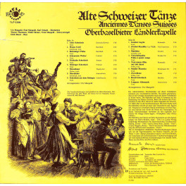 CD-Kopie von Vinyl: Oberbaselbieter-Ländlerkapelle - Alte Schweizer Tänze