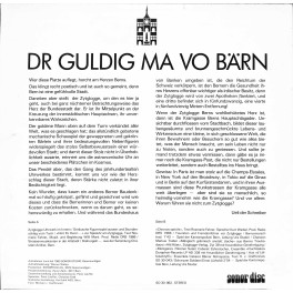 CD-Kopie von Vinyl: Dr guldig Ma vo Bärn - vom Zytglogge, dr Chramgass u dr Altstadt - 1983