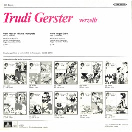 CD-Kopie von Vinyl: Trudi Gerster verzellt vom Frosch mit de Trompete, vom Vogel Gryff CD-Kopie von Vinyl: Trudi Gerster verzellt vom Frosch mit de Trompete, vom Vogel Gryff