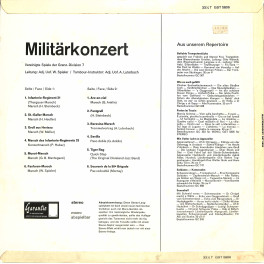 CD-Kopie von Vinyl: Vereinigte Spiele der Grenz-Division 7 - Militärkonzert