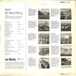 CD-Kopie von Vinyl: Spiel der Mech Div 4 - Walter Spieler, Hans Wagner