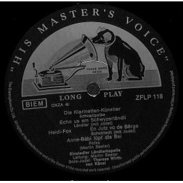 CD-Kopie von Vinyl: Einsiedler Ländlerkapelle mit Therese Wirth-von Känel CD-Kopie von Vinyl: Einsiedler Ländlerkapelle mit Therese Wirth-von Känel