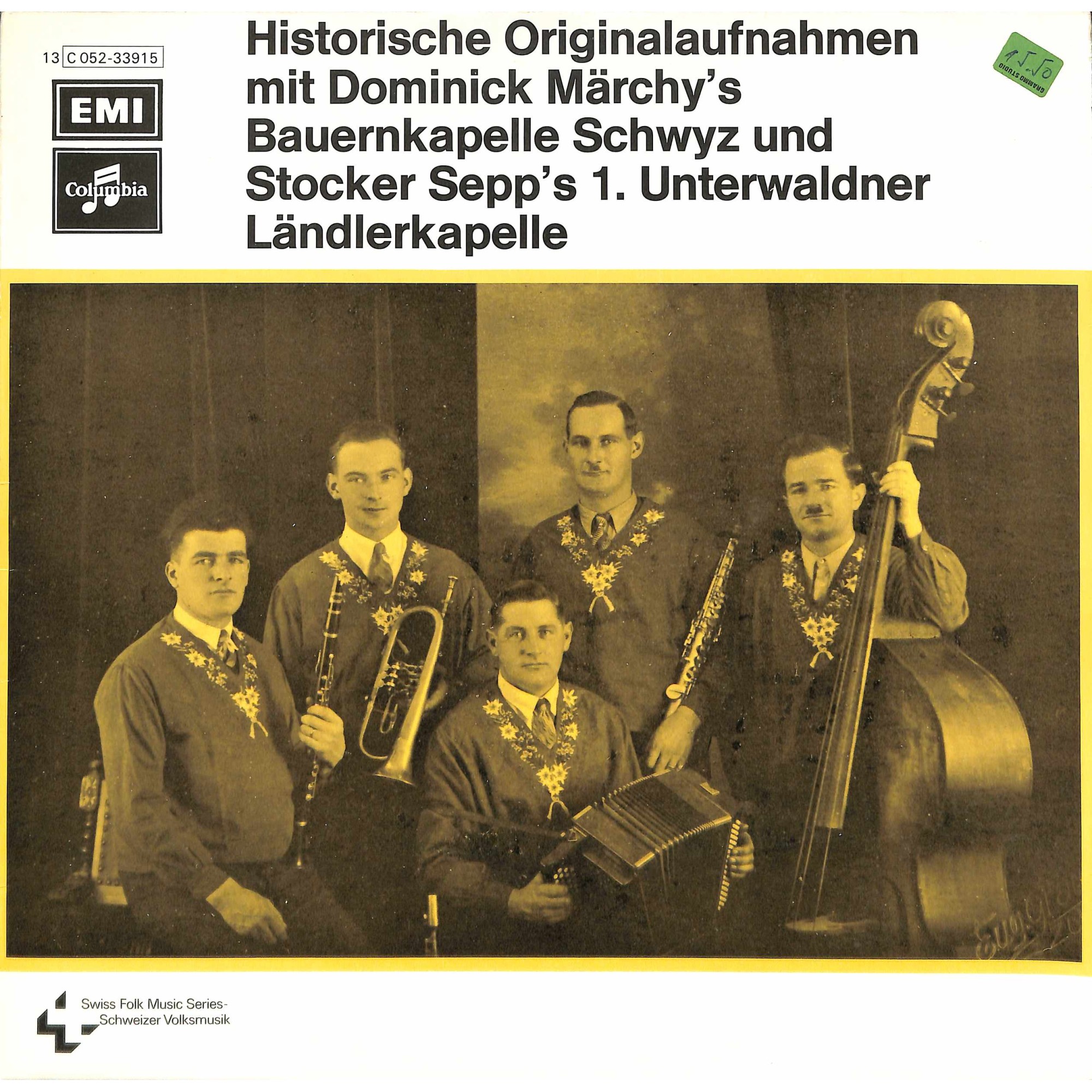 CD-Kopie von Vinyl: Dominick Märchy's Bauernkapelle Schwyz - 1975 CD-Kopie von Vinyl: Dominick Märchy's Bauernkapelle Schwyz - 1975