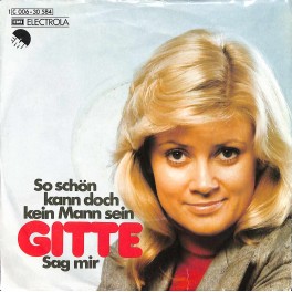 Occ. Single Vinyl: Gitte - So schön kann doch kein Mann sein
